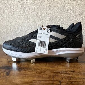 NWT Adidas Women’s 9 Adizero Purehustle 3 Softball Black Metal Cleats IG7134
